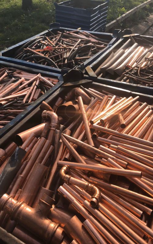 Clean Copper Tube Scrap yard birmingham