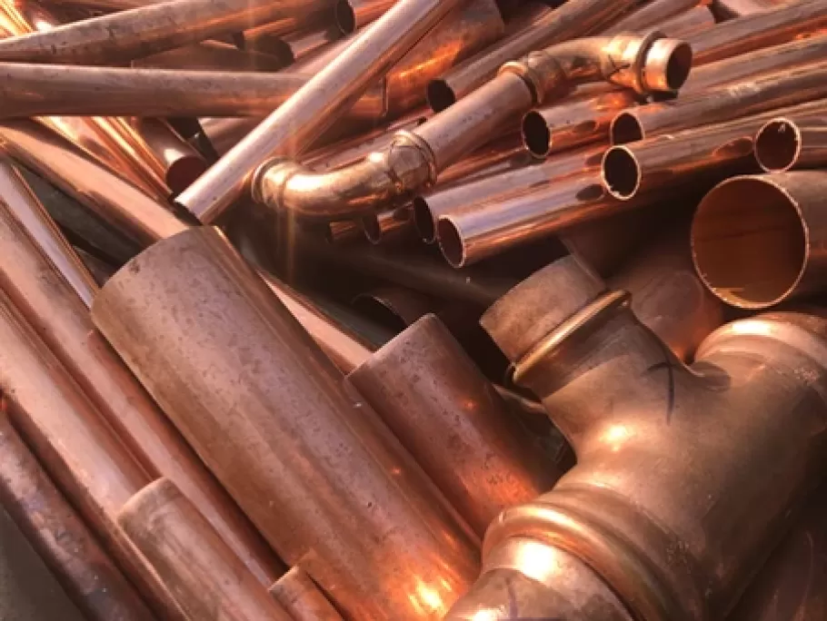 Clean Copper Tubing